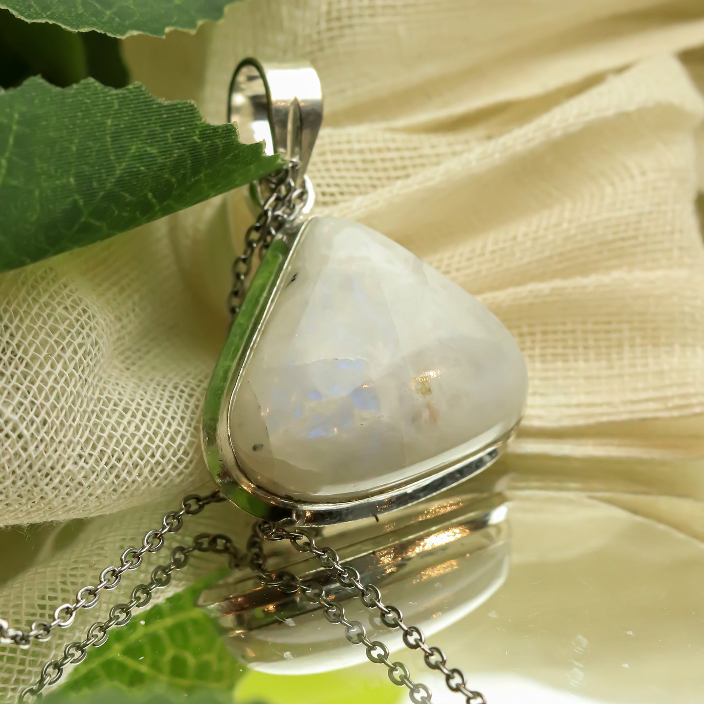 Moonstone Crystal Pendant