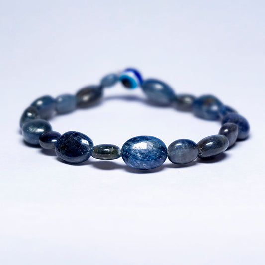 Madagascar Blue Sapphire Crystal Tumble Bracelet.
