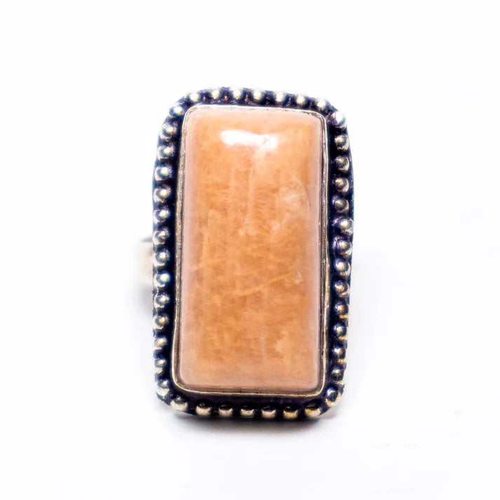 Scolecite Crystal Ring