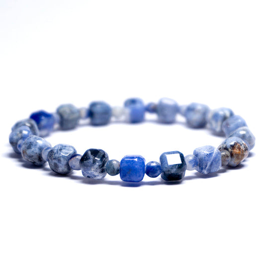 Sodalite Crystal Fancy Bracelet