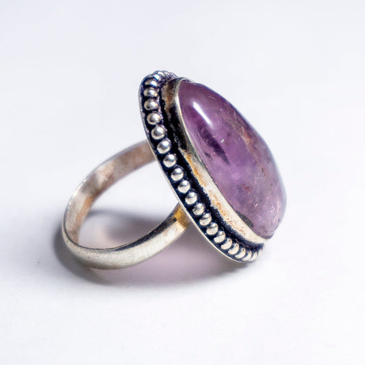 Amethyst Crystal Ring