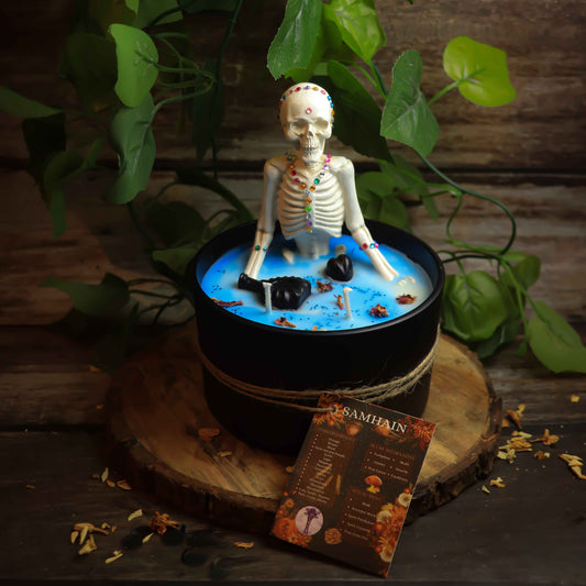 Premium Edition Halloween/Samhain Intention Candle/Altar Candle/Ritual Candle