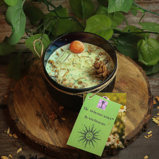 "Real The Enlightened One, Blessed Journeying - Intention Candle
"