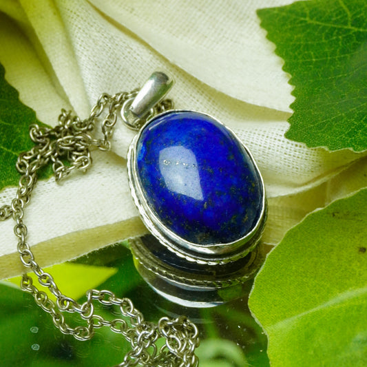 Real Lapis Lazuli Crystal Fancy Pendant