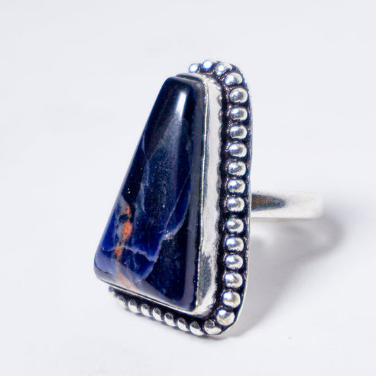 Lapis Lazuli Crystal Ring