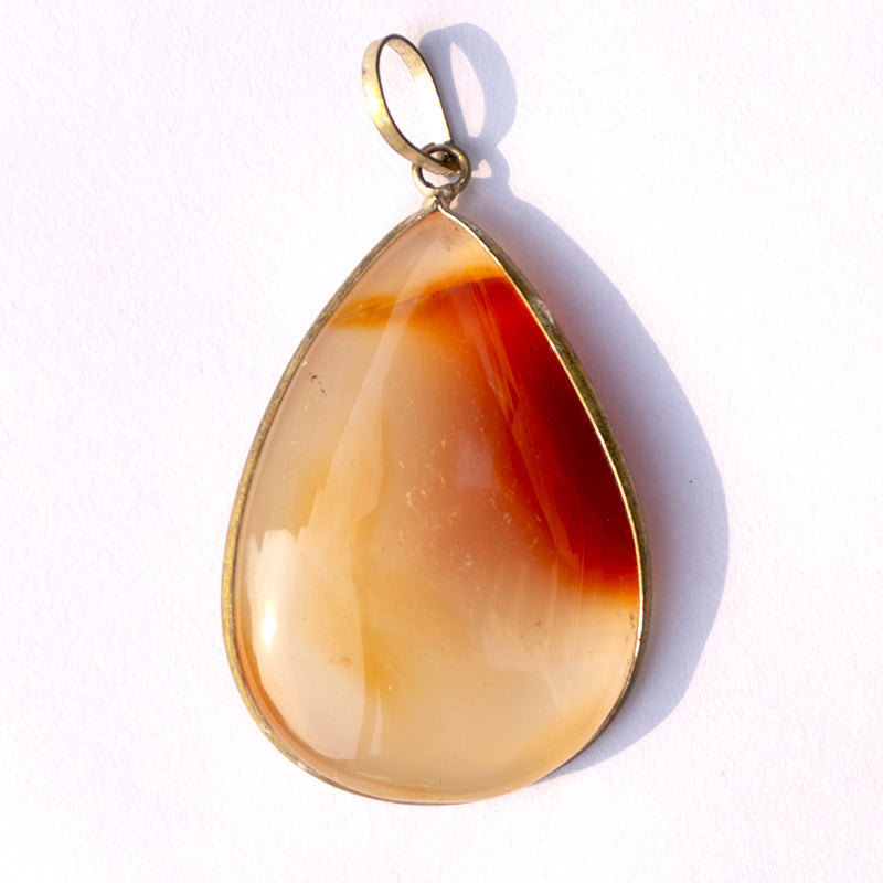 Carnelian Crystal Pendant