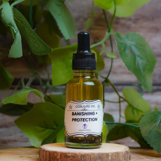 Banishing And Protection Conjure Oil / Hoodoo Oil / Intention Oil