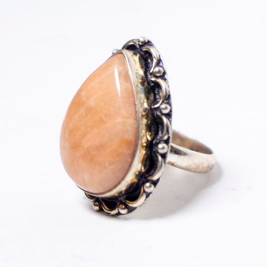 Scolecite Crystal Ring