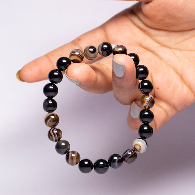 Sulemani Hakik Crystal Bead Bracelet