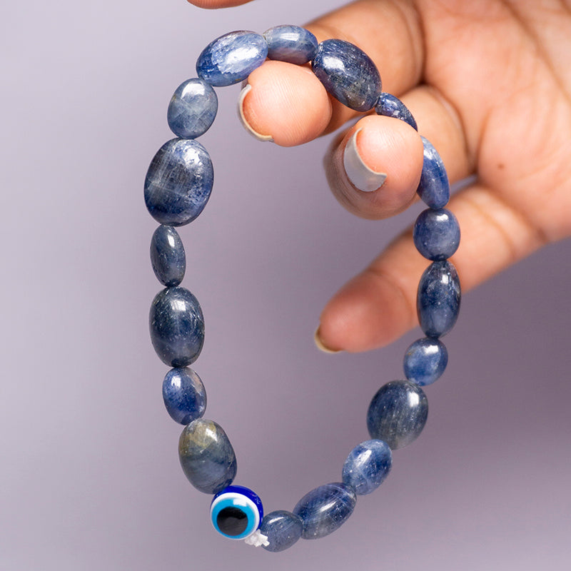 Madagascar Blue Sapphire Crystal Tumble Bracelet.