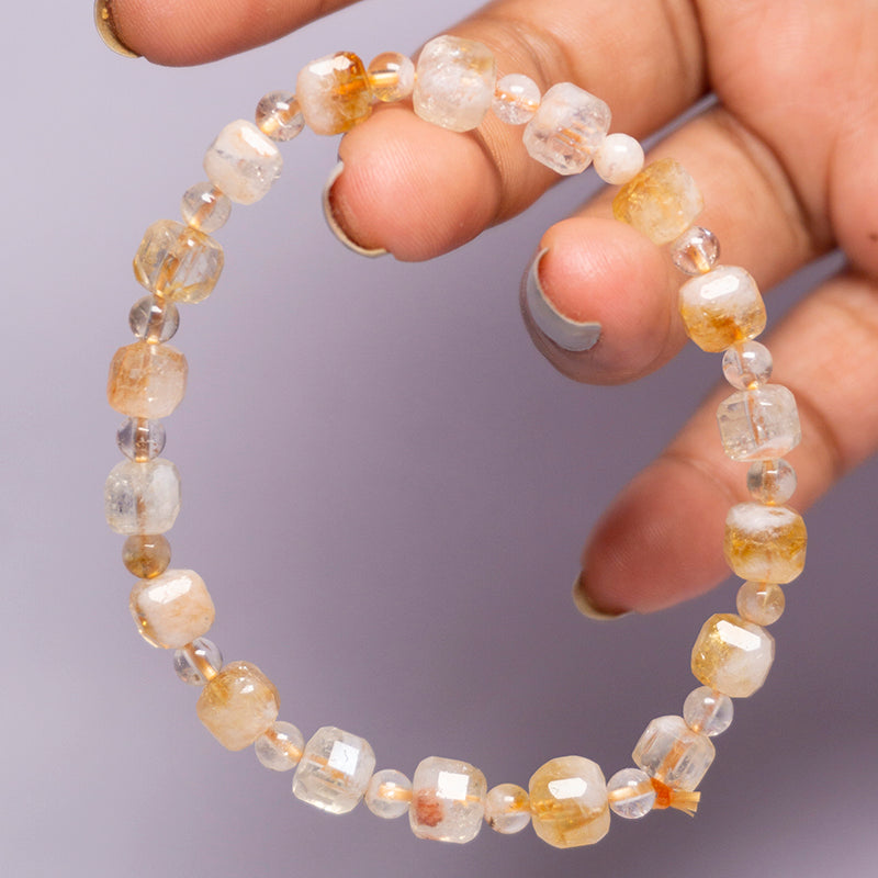 Citrine Crystal Fancy Bracelet