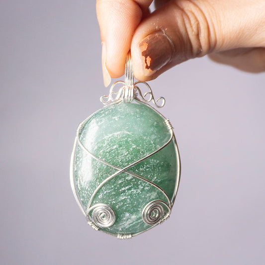 Green Aventurine Crystal Pendant
