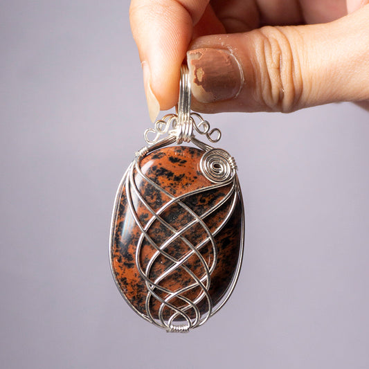 Mahogany Crystal Pendant