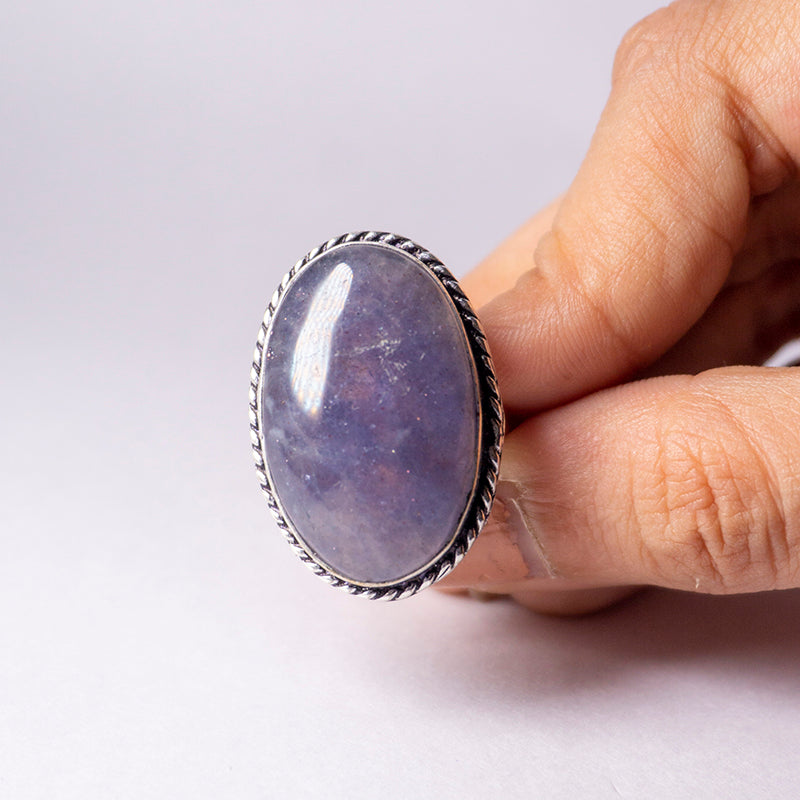 Amethyst Crystal Ring