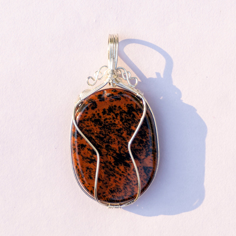 Mahogany Crystal Pendant
