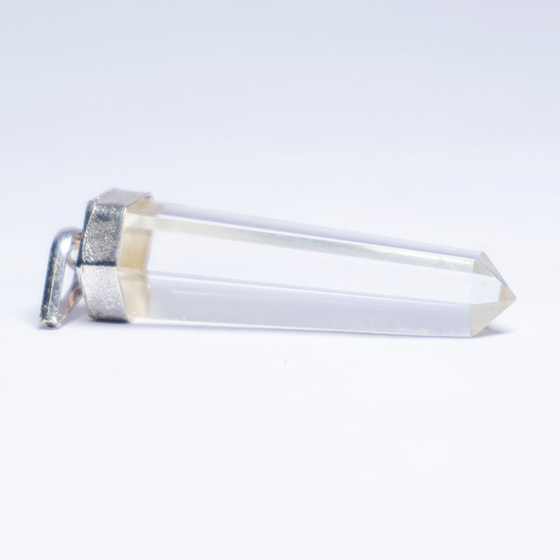 Clear Quartz Crystal Point Pendant