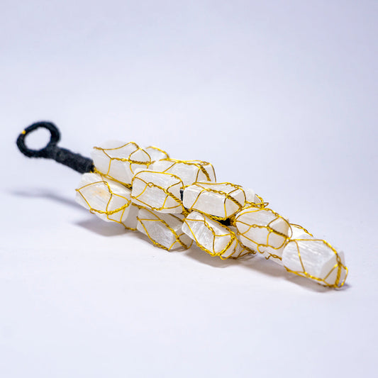 Golden Selenite Hanger
