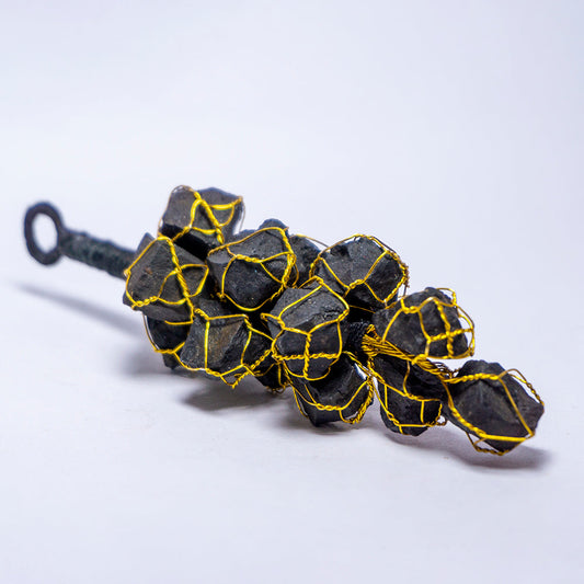 Golden Black Tourmaline Hanger