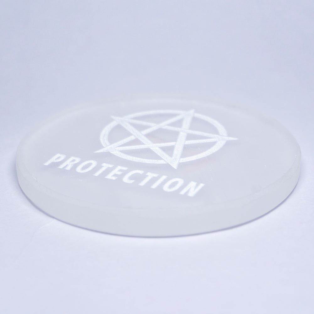 Protection Selenite Crystal Slab