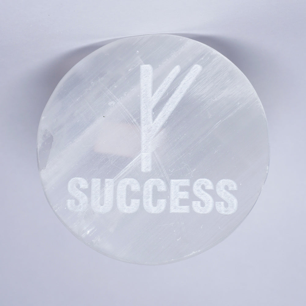 The Success Selenite Crystal Slab