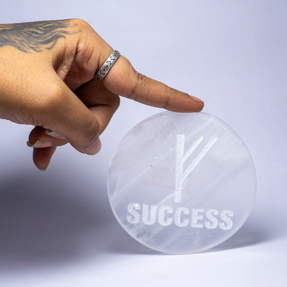 The Success Selenite Crystal Slab
