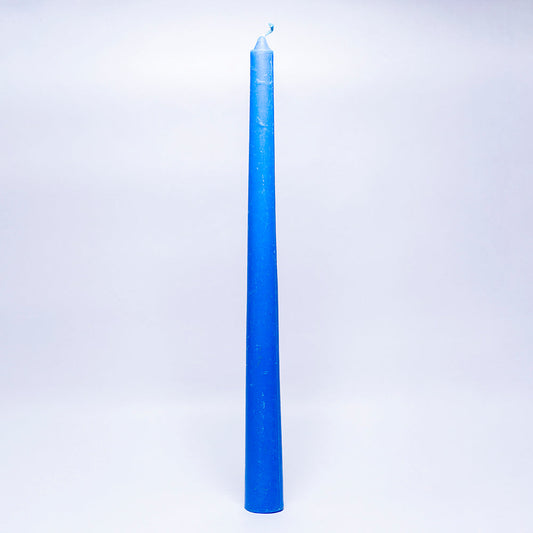Pack of 3 - Long Simple Blue Candle Daily Ritual Candle/Altar Candle