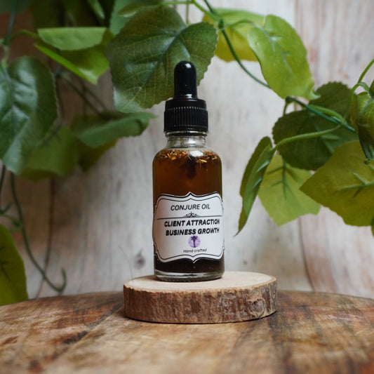 Client Attraction & Business Growth Conjure Oil / Hoodoo Oil / Intention Oil