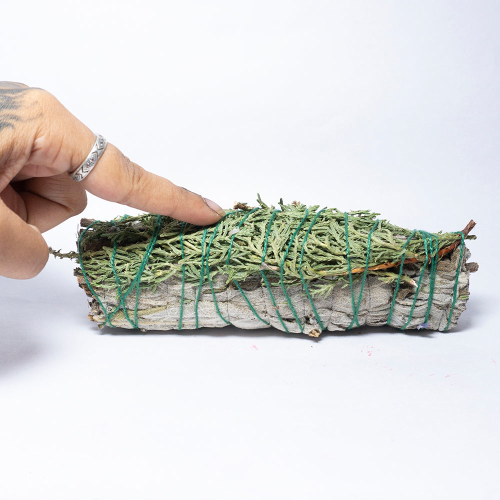 Pack Of 4 - Sage With Cedar Smudge Stick Bundle