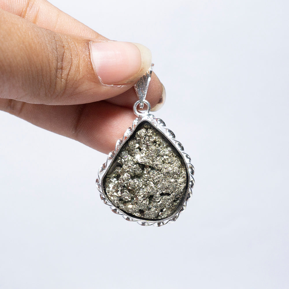 Pyrite Crystal Pendant