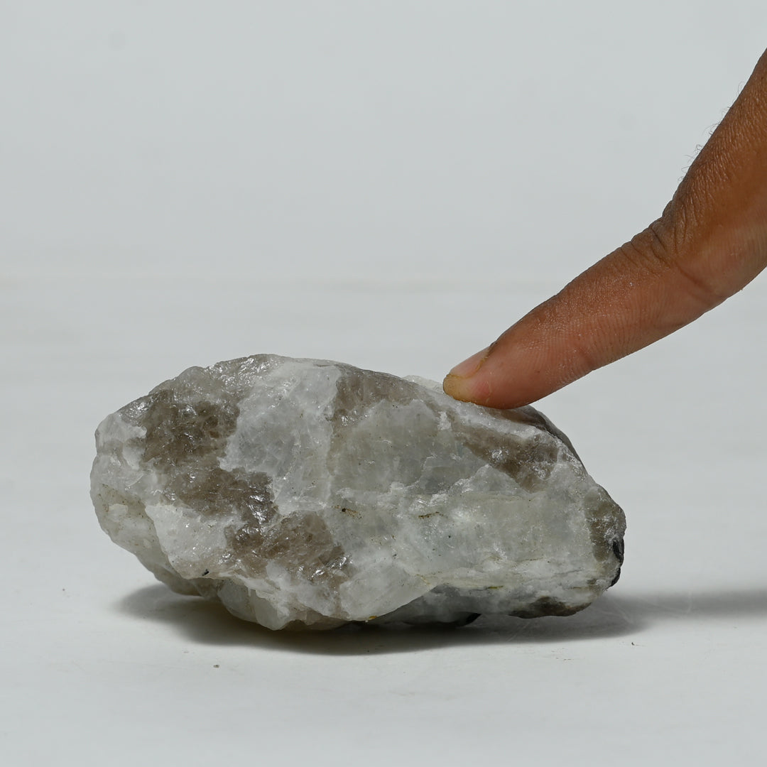 Real Rainbow Moonstone Crystal Raw Stone