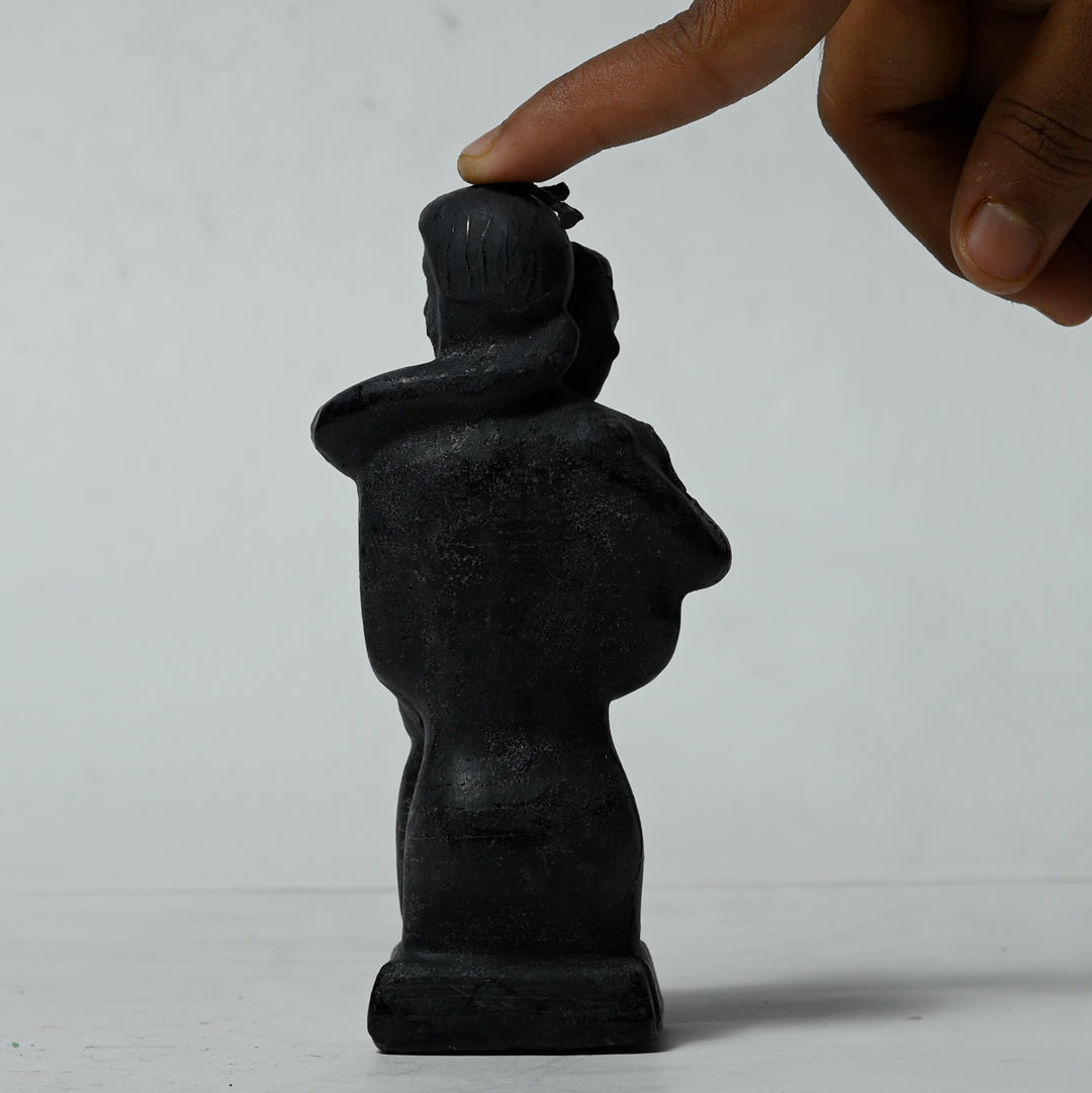 Real Couple Hugging Figure Candle Black Style 4