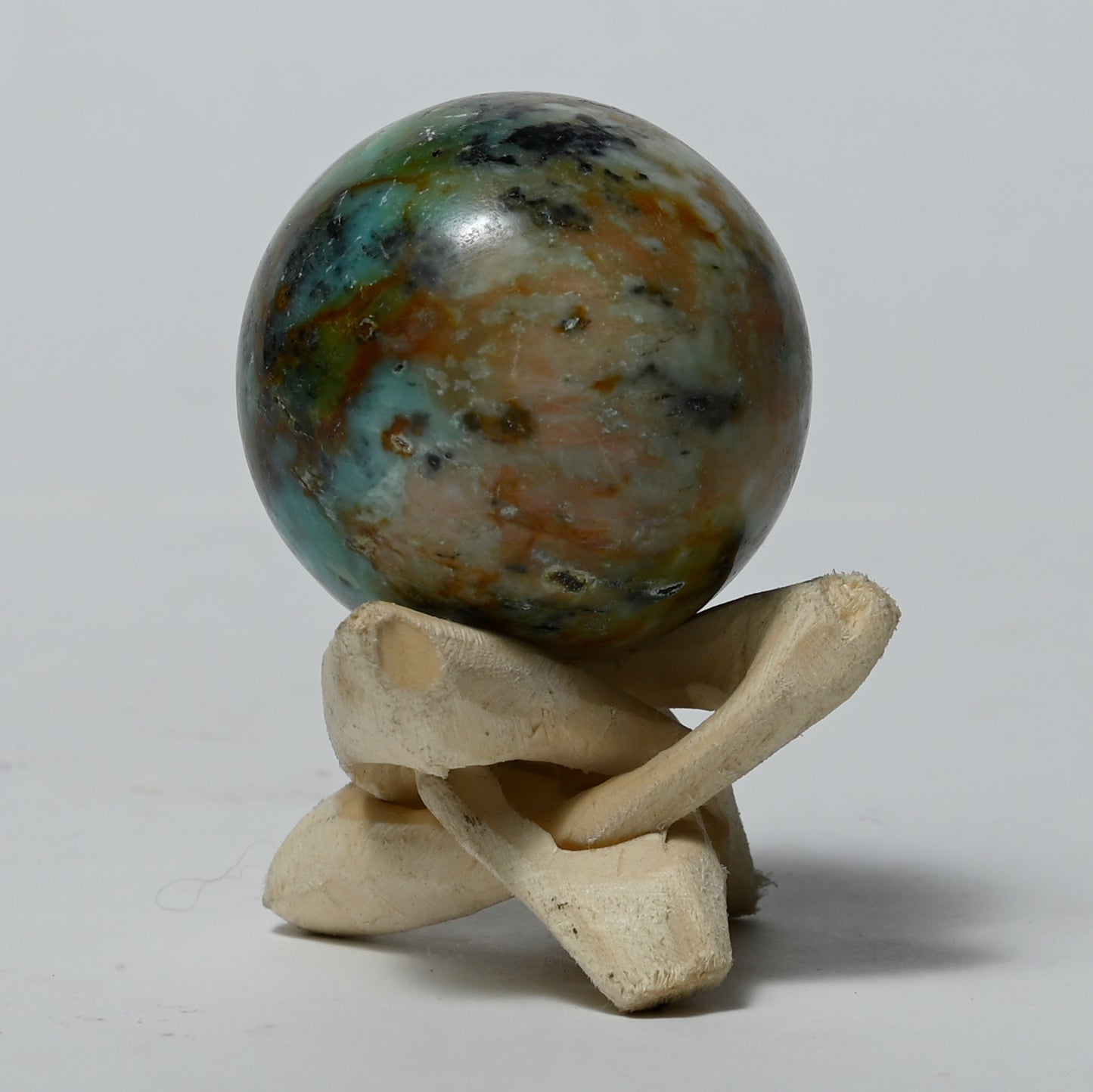 Real Chrysocolla Crystal Ball Sphere