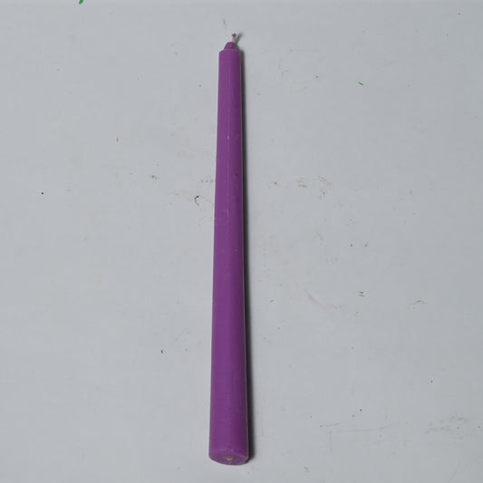 Long Simple Purple Candle Daily Ritual Candle
