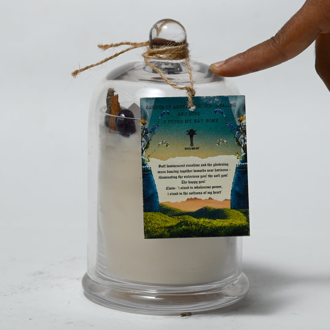 Garden Of Happiness , Angel Guidance , Manifestation Candle At Its Best Intention Candle/Altar Candle/Ritual Candle