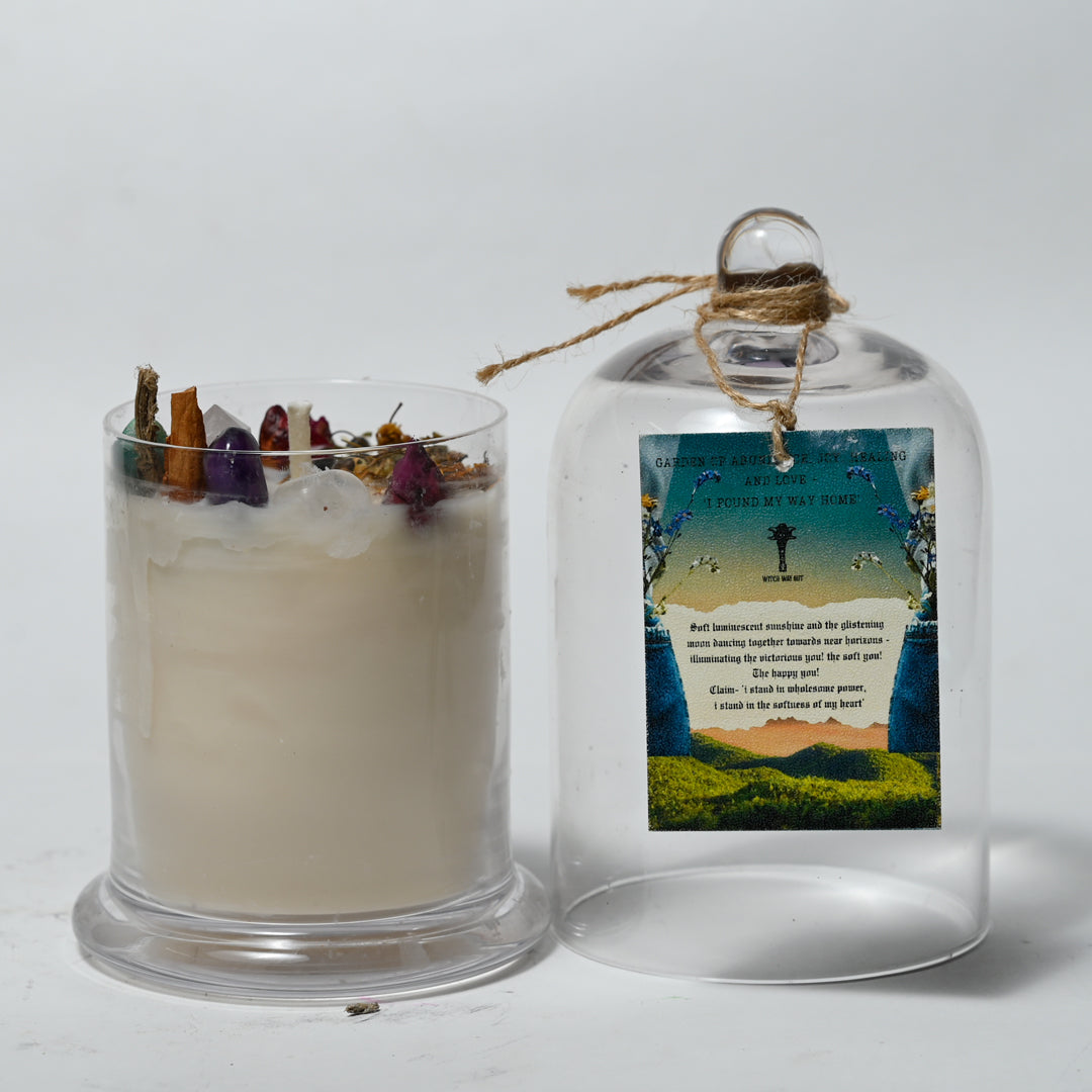 Garden Of Happiness , Angel Guidance , Manifestation Candle At Its Best Intention Candle/Altar Candle/Ritual Candle