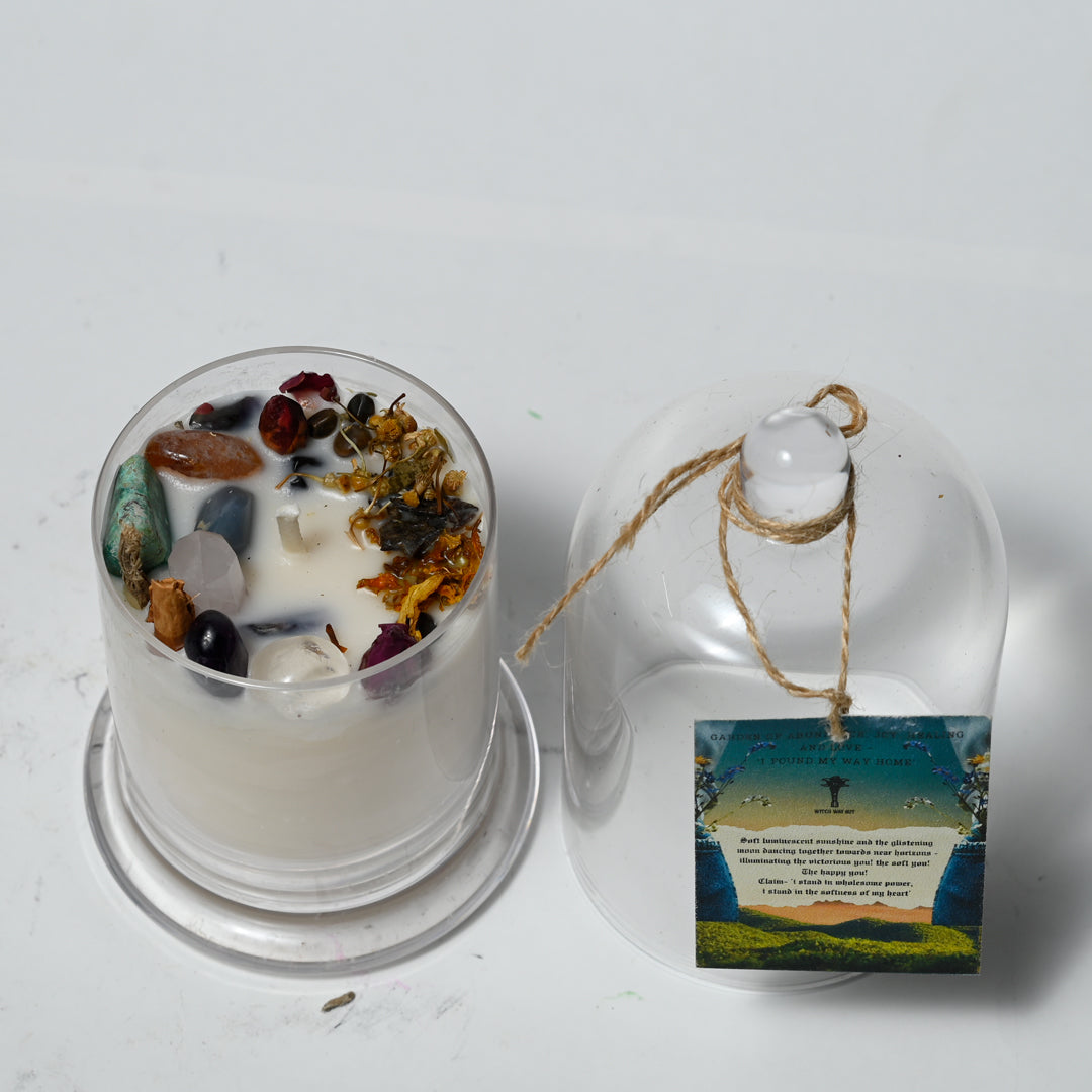 Garden Of Happiness , Angel Guidance , Manifestation Candle At Its Best Intention Candle/Altar Candle/Ritual Candle