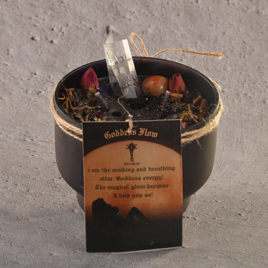 Goddess Flow! I Am The Walking Altar Intention Candle/Altar Candle/Ritual Candle