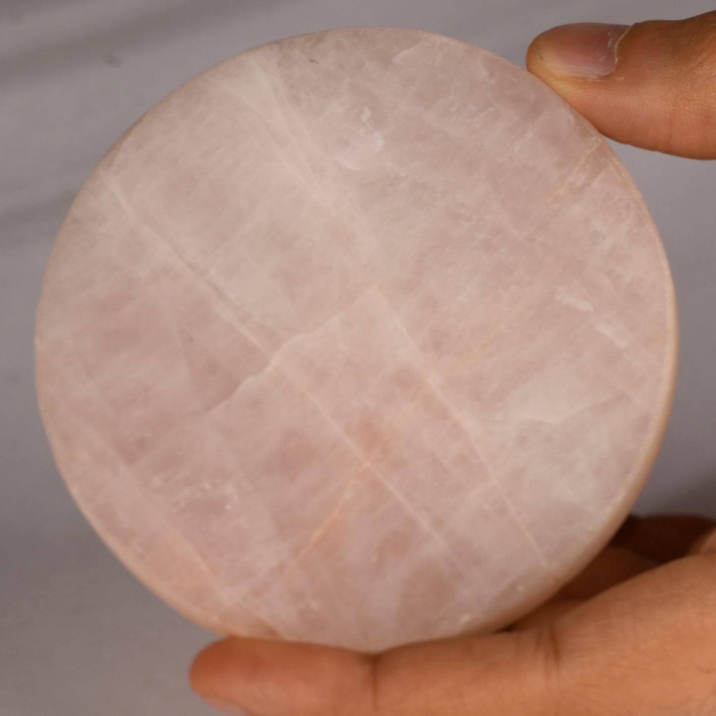 Real Rose Quartz Coaster