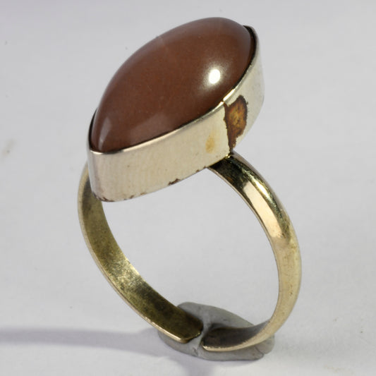 Real Pink Tourmaline Crystal and Stone Ring Jewellery