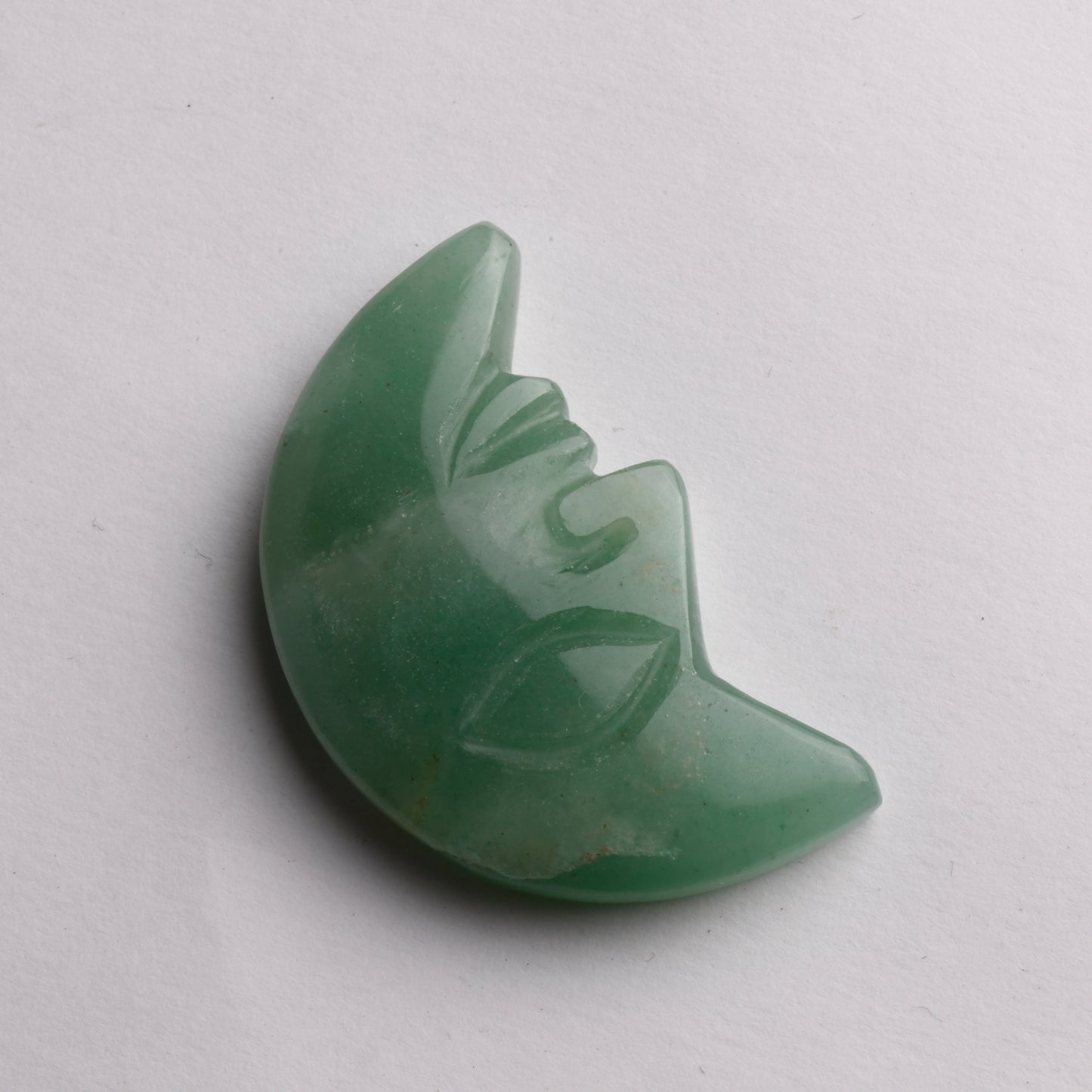 Green Aventurine Half Moon Shaped Crystal