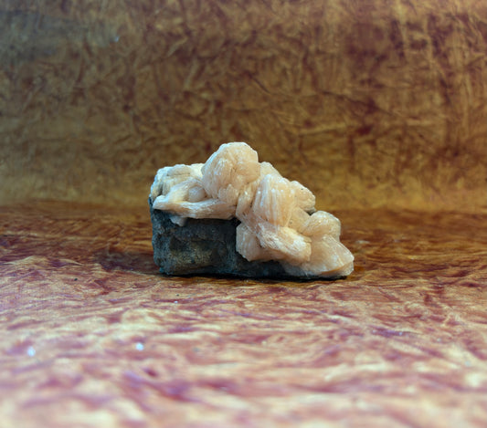 Natural Stilbite crystal geode