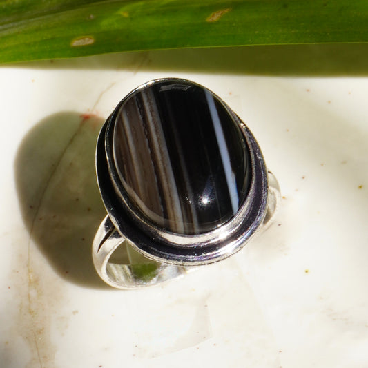 Real Sulemani Hakik Crystal Ring