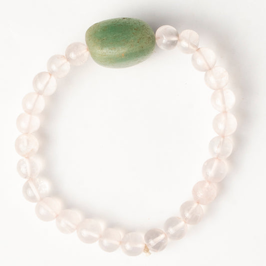 Love, Alignment, Mindfulness, Joy Crystal And Stone Combination Bracelet Jewellery