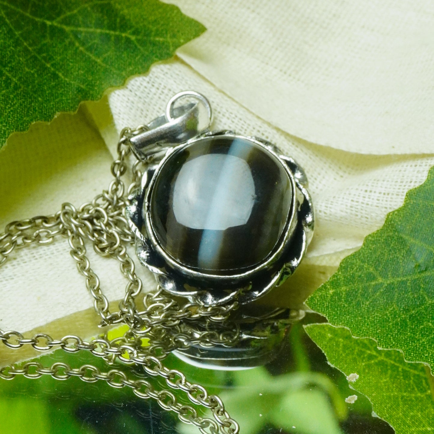 Real Sulemani Hakik Crystal Fancy Pendant