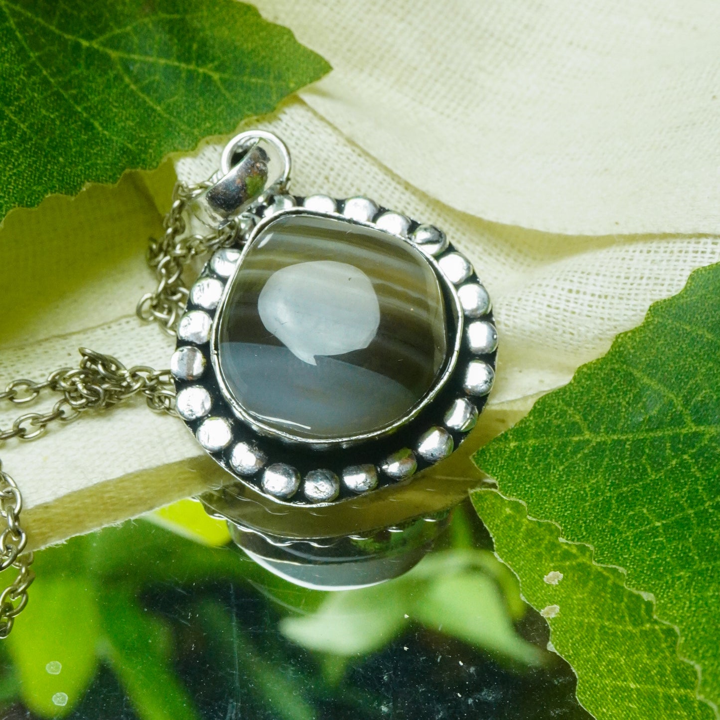 Real Sulemani Hakik Crystal Fancy Pendant