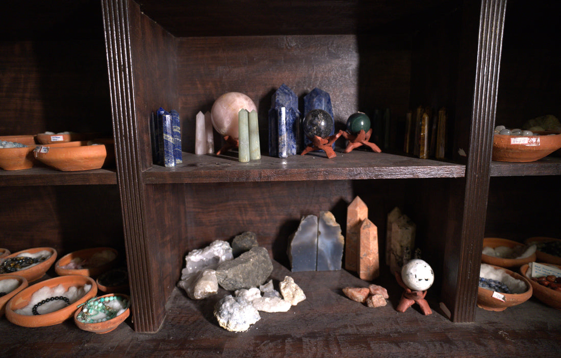 Grounding Crystals for Stress Relief and Emotional Balance