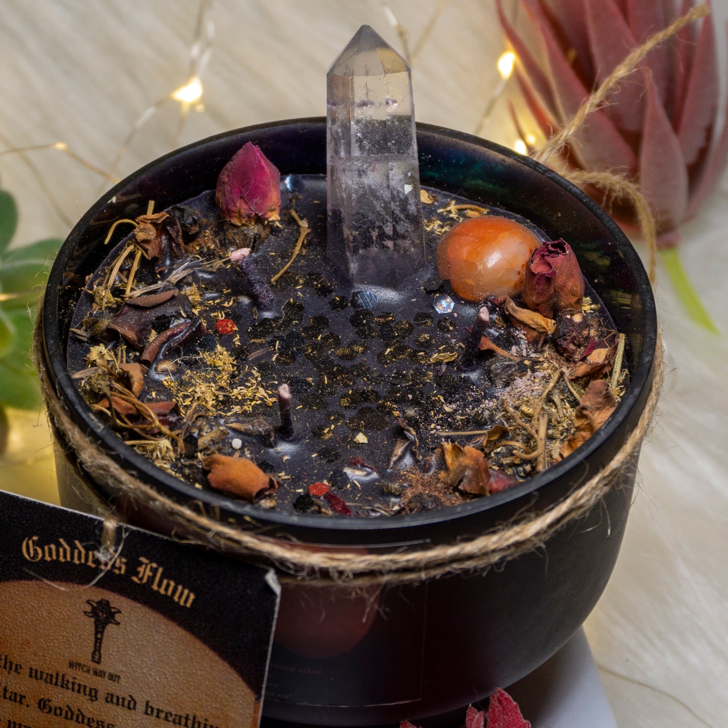 Goddess Flow! I Am The Walking Altar Intention Candle/Altar Candle/Ritual Candle