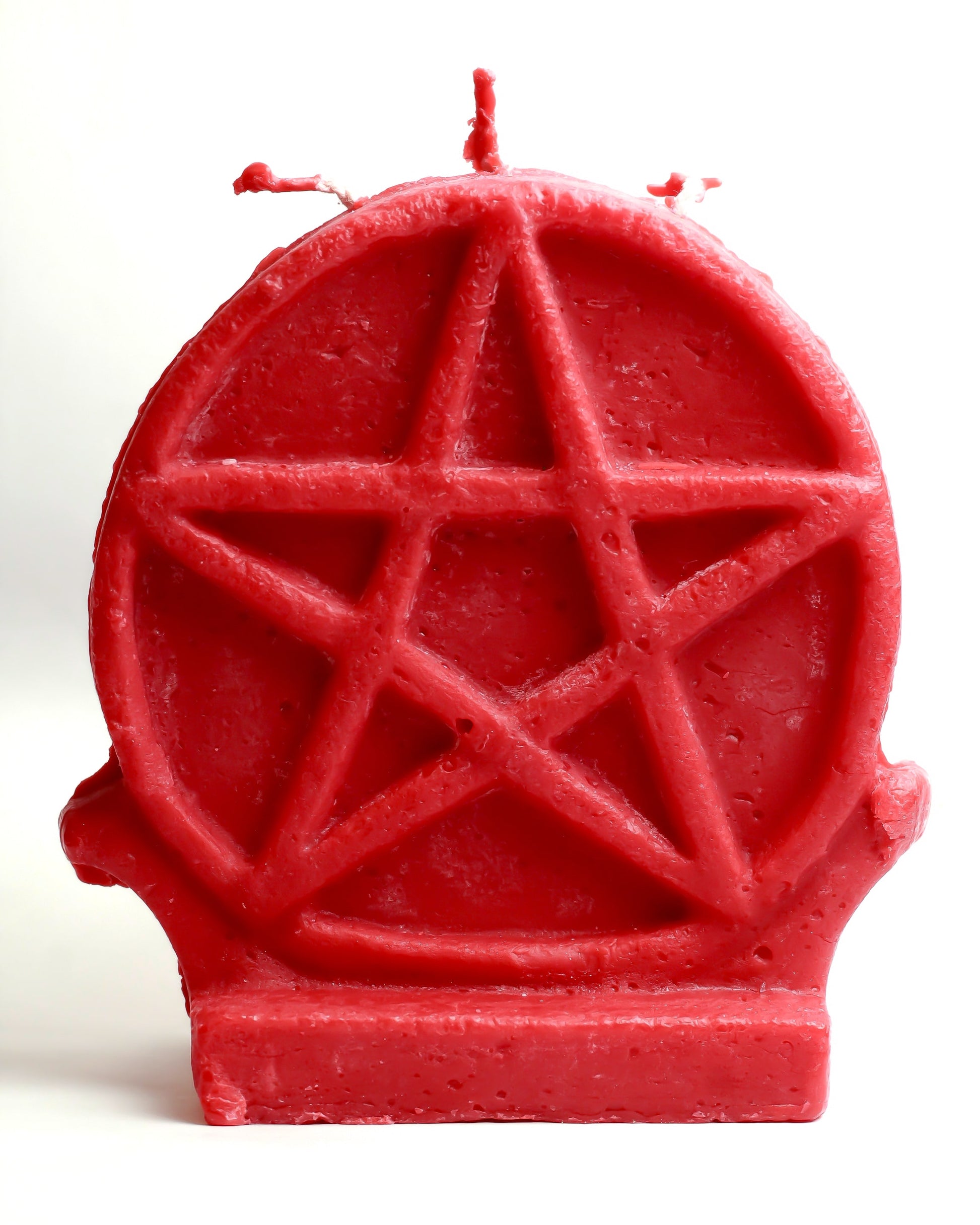 Real Red Colour Pentagram Figure Candle