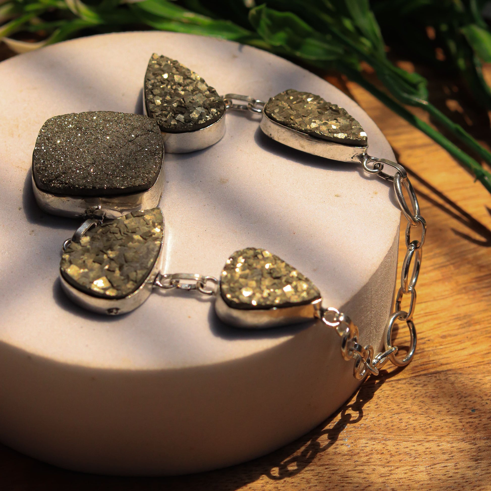 Real Pyrite Bracelet