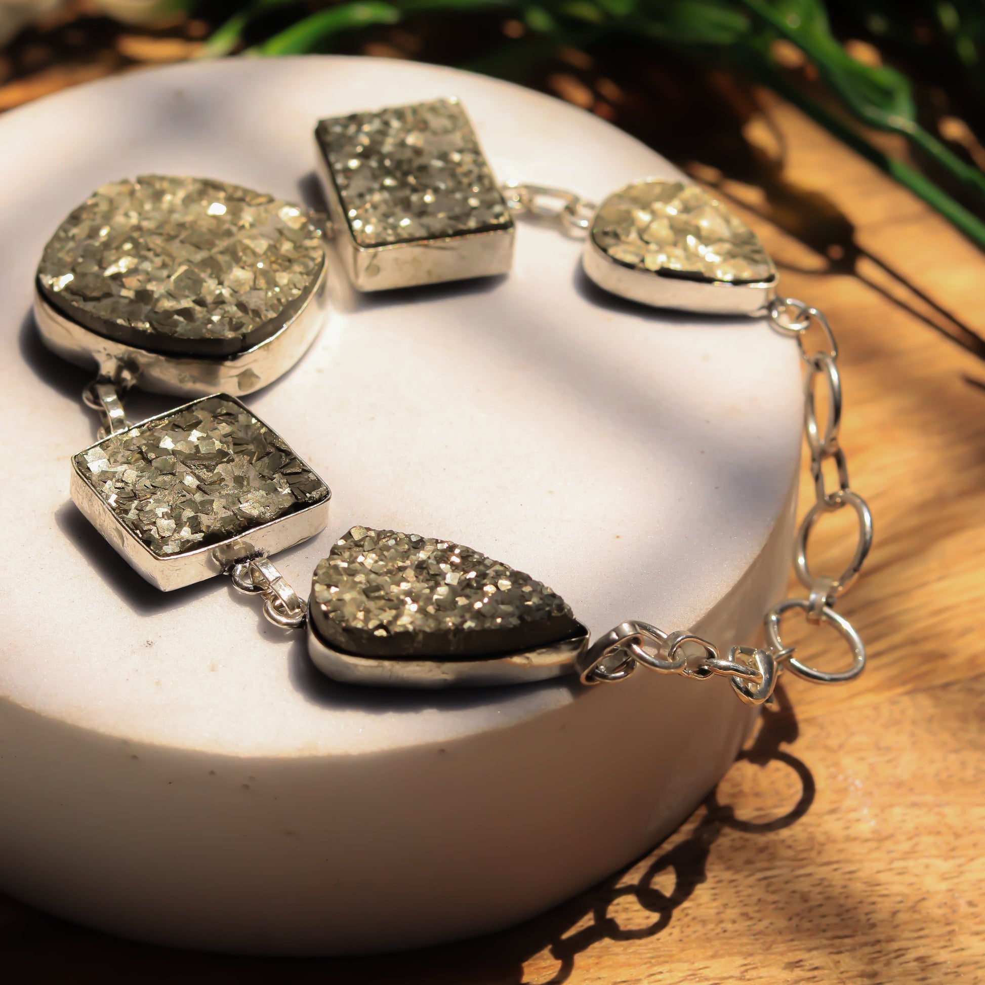Real Pyrite Bracelet